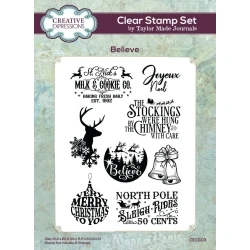 Taylor Made Journals Clear Stamp Believe - Creative Expressions