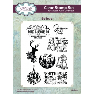 Taylor Made Journals Clearstamp Believe - Creative Expressions