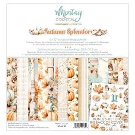 Mintay 12x12" Paper Set - Autumn Splendor