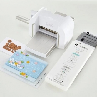 White Platinum Scout Die Cutting and Embossing Machine 3.5" Platform - Spellbinders