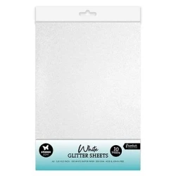 A5 Glitter Sheets White Consumables Nr.43 - Studio Light