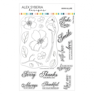 Avian Allure Clearstamp - Alex Syberia Designs