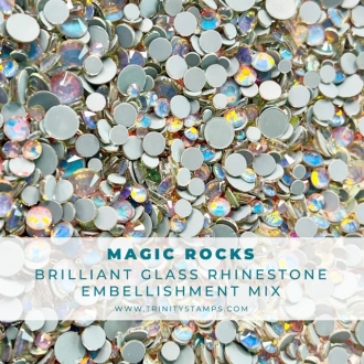 Magic Rocks Brilliant Glass Rhinestone Embellishment Mix