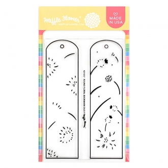 Round Floral Bookmark Duo...