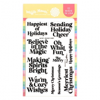 Holiday Cheer Clearstamp -...