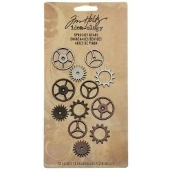 Tim Holtz Sprocket Gears (12pcs)