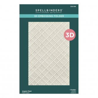 Argyle Plaid 3D Embossing...