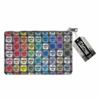 Medium Tim Holtz Distress Zipper Bag 6x10"