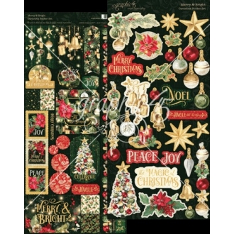 *Merry & Bright Sticker Set - Graphic 45