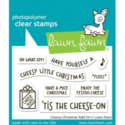 LF3502 - Cheesy Christmas Add-on Clearstamps