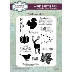 Taylor Made Journals Clearstamp Fall Favourites - Creative Expressions