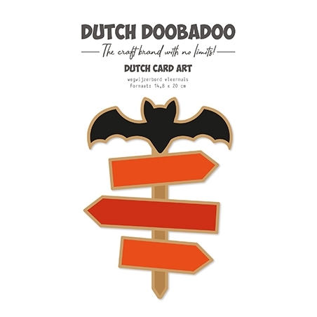 Card Art Bord Vleermuis - Dutch Doobadoo