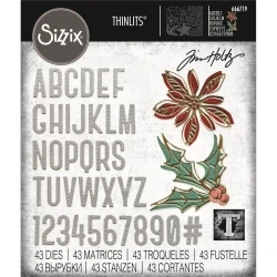 Vault Seasonal Sketch Sizzix Thinlits Die Set by Tim Holtz