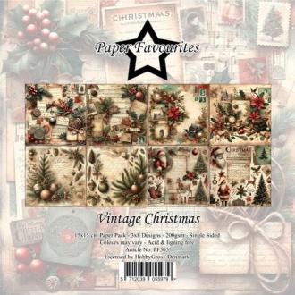 Vintage Christmas 6x6"...