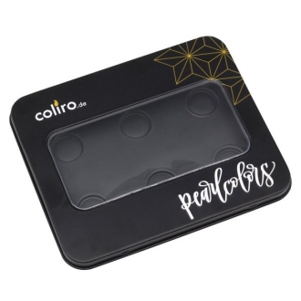 Metal Storage Box for 6 Pearlcolors Black - Coliro