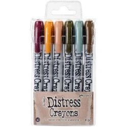 Tim Holtz Distress Crayons Set 10 (6pcs)