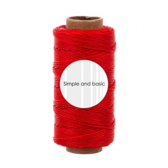 Bright Red Polyester Thread...