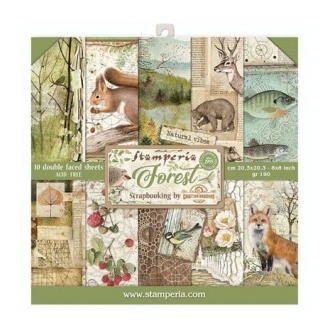 Forest 8x8" Paper Pack -...