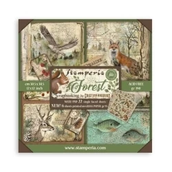 Forest 12x12" Paper Pack Maxi (Single Face) - Stamperia