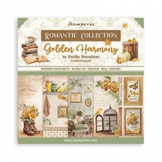 Golden Harmony 12x12" Paper Pack - Stamperia