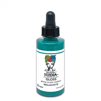 Dina Wakley MEdia Gloss Dropper Style Malachite - Ranger