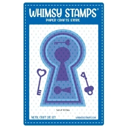 Keyhole and Keys Die Set - Whimsy Stamps