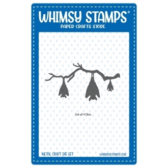 Bat Branch Die Set - Whimsy Stamps