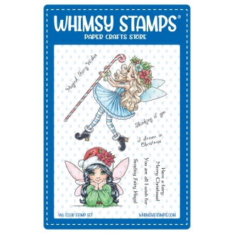 Christmas Fairy Wishes Clearstamp - Whimsy Stamp