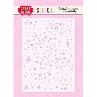 Stars Stencil - Craft & You