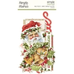 Simple Vintage Yuletide Simple Pages Pieces - Simple Stories