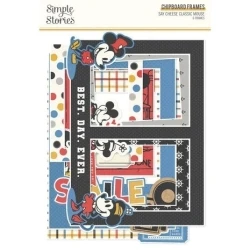 Say Cheese Classic Mouse Chipboard Frames - Simple Stories