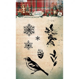 *Clearstamp Christmas Decoration Festive Nostalgia Nr.752 - Studio Light