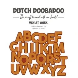 Alphabet Men at Work - Dutch Doobadoo