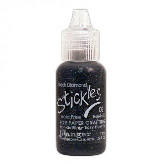 Ranger Stickles Glitter Glue - Black Diamond