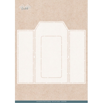 Stencil A4 - Card Deco Essentials - Frosted Gold Label