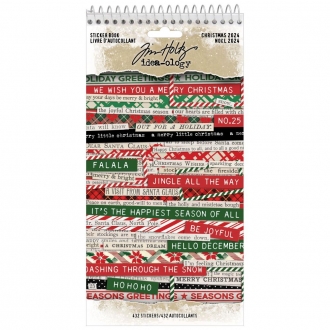 Tim Holtz Sticker Book Christmas 2024