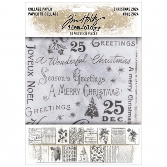 Tim Holtz Collage Paper Christmas 2024