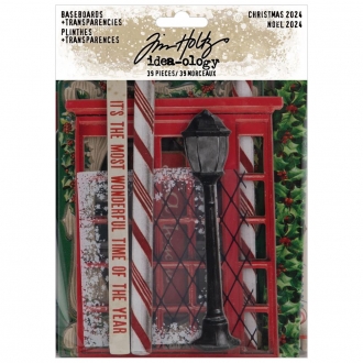 Tim Holtz Baseboards + Transparencies Christmas 2024