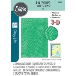 3D Textured Impressions by Stacey Park Cosmopolitan, Down the Line - Sizzix