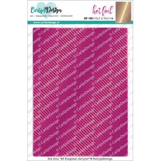 Hot Foil Diagonal Stripes -...