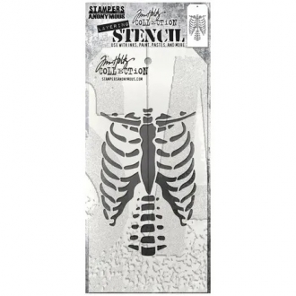 THS185 - Bones Layering Stencil - Tim Holtz