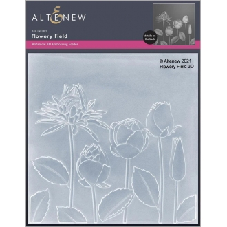 Flowery Field 3D Embossingfolder - Altenew