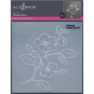 Woods Rose 3D Embossingfolder - Atlenew