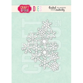 Snowflakes Background Dies - Craft & You