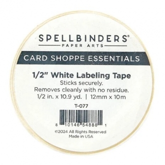 White Labeling Tape 0.5" -...