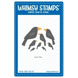 A Murder of Crows Die Set - Whimsy Stamps