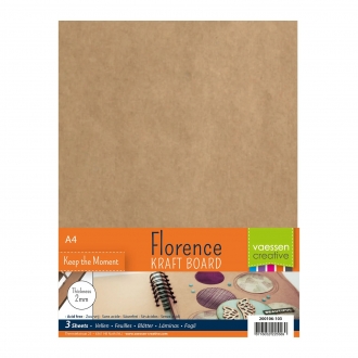 Kraft Board 2mm A4 3 vel - Florence