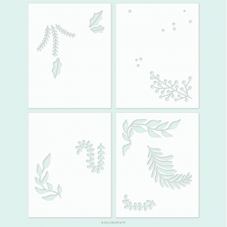 Holiday Sprigs Stencil Pack...