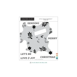 Joyful Season Turnabout Clearstamp - Concord & 9th