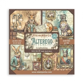 Alterego 12x12" Paper Pack Maxi (Single Face) - Stamperia